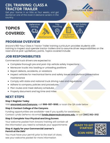 COC- Student One Sheet - CDL_508 compliant